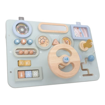 JUGUETE DE MADERA LITTLE DUTCH ·VOLANTE DE ACTIVIDADES· - Happy Moments Baby