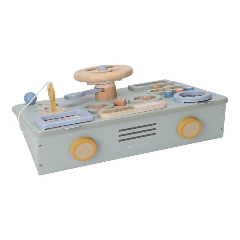 JUGUETE DE MADERA LITTLE DUTCH ·VOLANTE DE ACTIVIDADES· - Happy Moments Baby