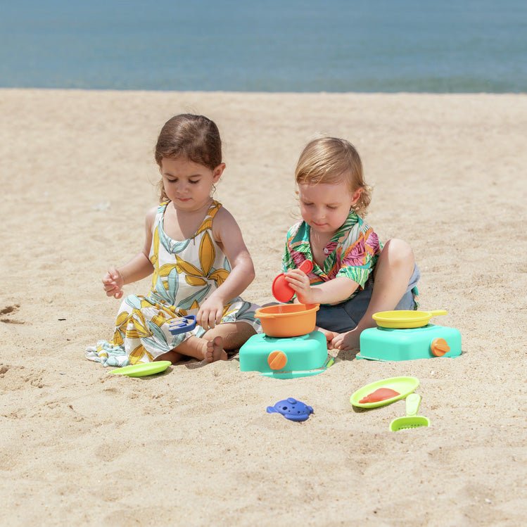 JUGUETE DE PLAYA HAPE ·SANDY CHEF - SET DE COCINA PARA ARENA· - Happy Moments Baby