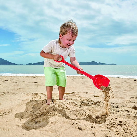 JUGUETE DE PLAYA Y PARQUE HAPE ·PALA SUPER GRANDE ROJA· - Happy Moments Baby