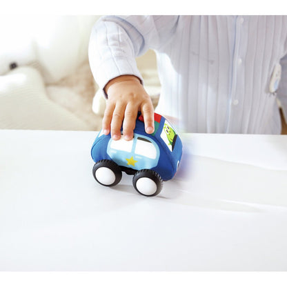 JUGUETE DE TELA HAPE ·SET DE COCHES DE PELUCHE· - Happy Moments Baby
