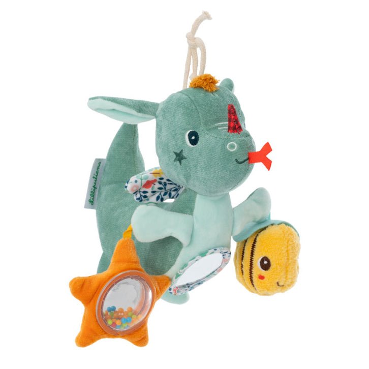 JUGUETE DE TELA LILLIPUTIENS ·MUÑECO ACTIVIDADES SENSORIALES JOE NÓMADA· - Happy Moments Baby