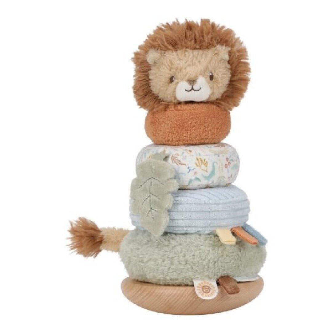 JUGUETE DE TELA LITTLE DUTCH ·ANILLOS APILABLES BLANDITOS SAFARI FRIENDS· - Happy Moments Baby