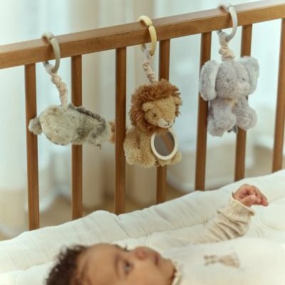 JUGUETE DE TELA LITTLE DUTCH ·ANIMALES COLGANTES SAFARI FRIENDS· - Happy Moments Baby