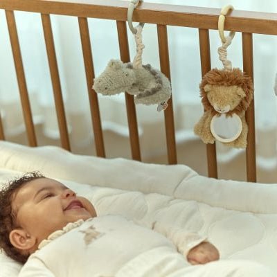 JUGUETE DE TELA LITTLE DUTCH ·ANIMALES COLGANTES SAFARI FRIENDS· - Happy Moments Baby