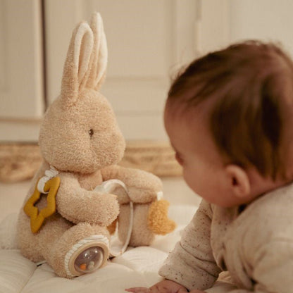 JUGUETE DE TELA LITTLE DUTCH ·CONEJO ACTIVIDADES NEWBORN NATURALS· - Happy Moments Baby