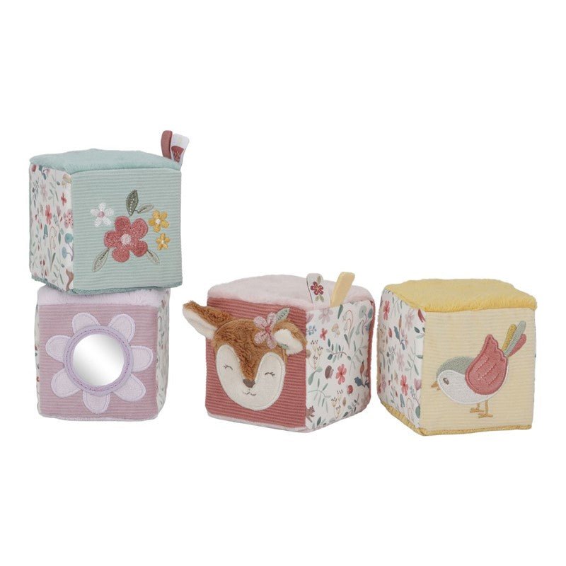 JUGUETE DE TELA LITTLE DUTCH ·CUBOS APILABLES FAIRY GARDEN· - Happy Moments Baby