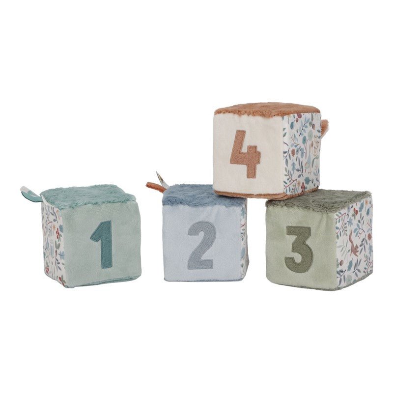 JUGUETE DE TELA LITTLE DUTCH ·CUBOS APILABLES FOREST FRIENDS· - Happy Moments Baby
