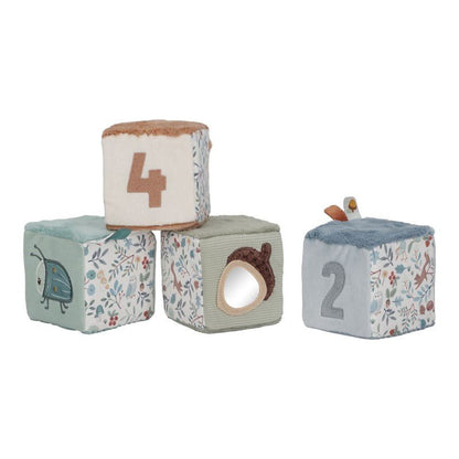 JUGUETE DE TELA LITTLE DUTCH ·CUBOS APILABLES FOREST FRIENDS· - Happy Moments Baby
