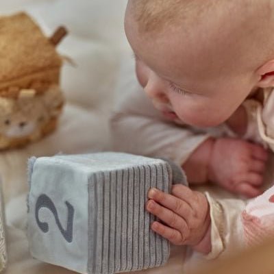 JUGUETE DE TELA LITTLE DUTCH ·CUBOS APILABLES SAFARI FRIENDS· - Happy Moments Baby