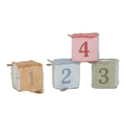 JUGUETE DE TELA LITTLE DUTCH ·CUBOS APILABLES SAFARI FRIENDS· - Happy Moments Baby