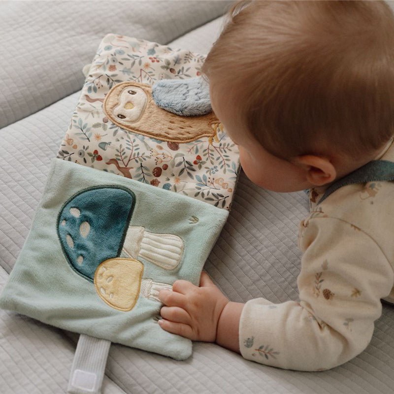 JUGUETE DE TELA LITTLE DUTCH ·LIBRO BLANDO ACTIVIDADES FOREST FRIENDS· - Happy Moments Baby