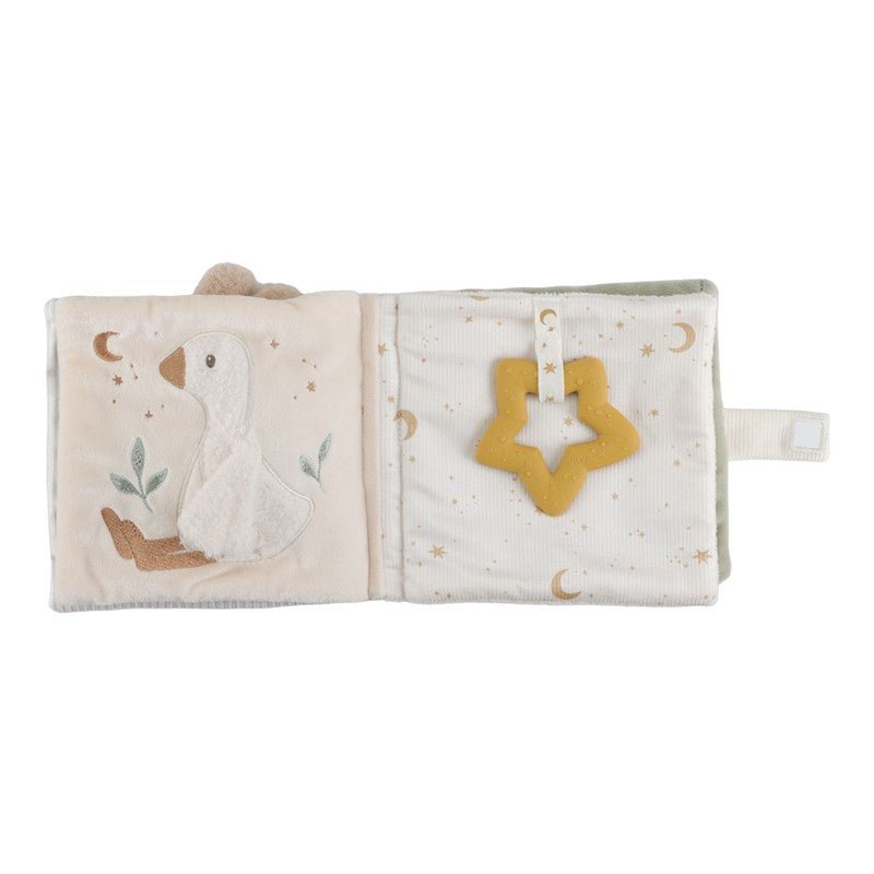 JUGUETE DE TELA LITTLE DUTCH ·LIBRO BLANDO ACTIVIDADES NEWBORN NATURALS· - Happy Moments Baby