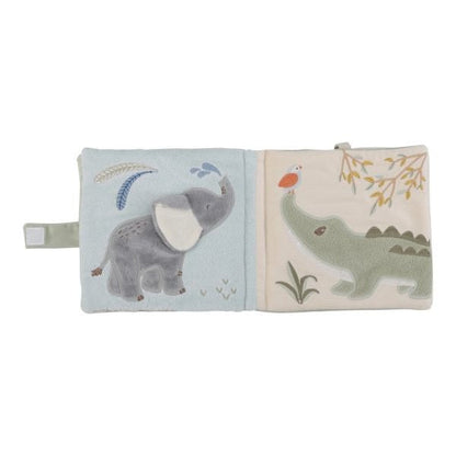 JUGUETE DE TELA LITTLE DUTCH ·LIBRO BLANDO ACTIVIDADES SAFARI FRIENDS· - Happy Moments Baby
