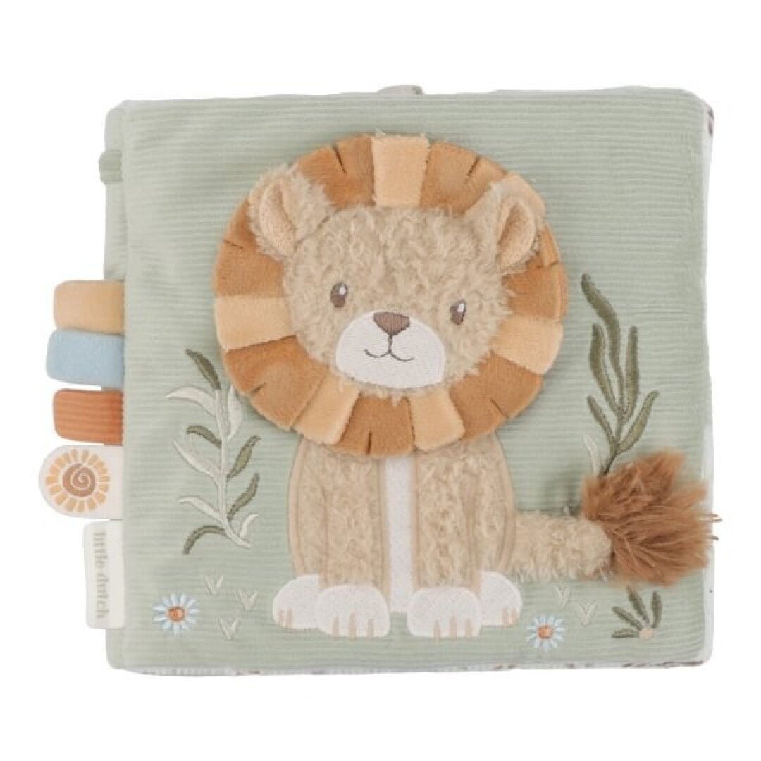 JUGUETE DE TELA LITTLE DUTCH ·LIBRO BLANDO ACTIVIDADES SAFARI FRIENDS· - Happy Moments Baby