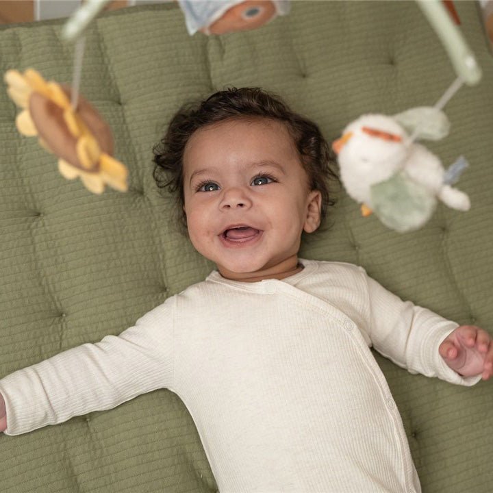 JUGUETE DE TELA LITTLE DUTCH ·MOVIL MUSICAL LITTLE FARM· - Happy Moments Baby