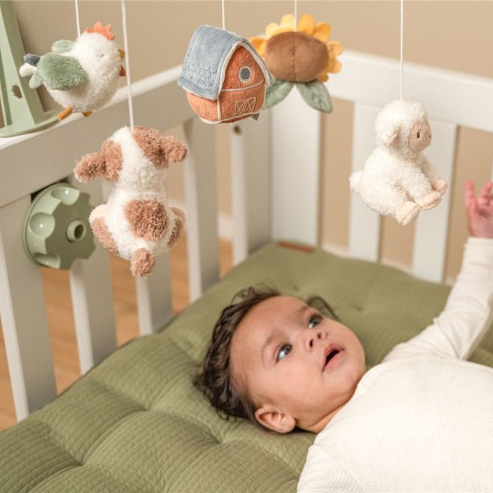 JUGUETE DE TELA LITTLE DUTCH ·MOVIL MUSICAL LITTLE FARM· - Happy Moments Baby