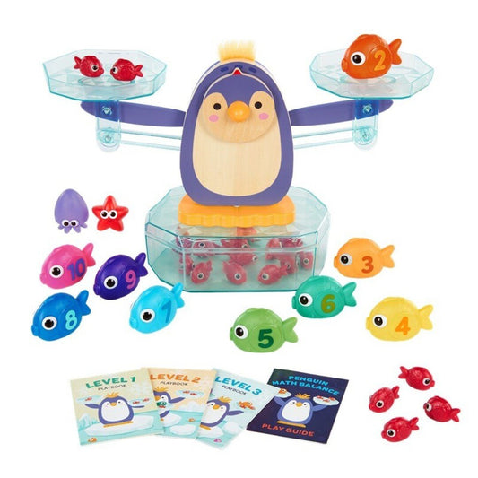 JUGUETE EDUCATIVO BTOYS ·BALANZA MATEMÁTICA PENGUIN· - Happy Moments Baby