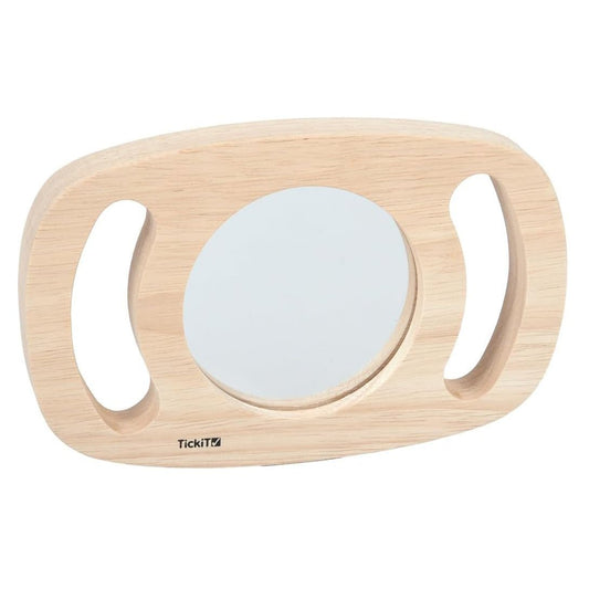 JUGUETE ESTIMULACIÓN SENSORIAL TICKIT ·ESPEJO PLANO DE FÁCIL SUJECIÓN· - Happy Moments Baby