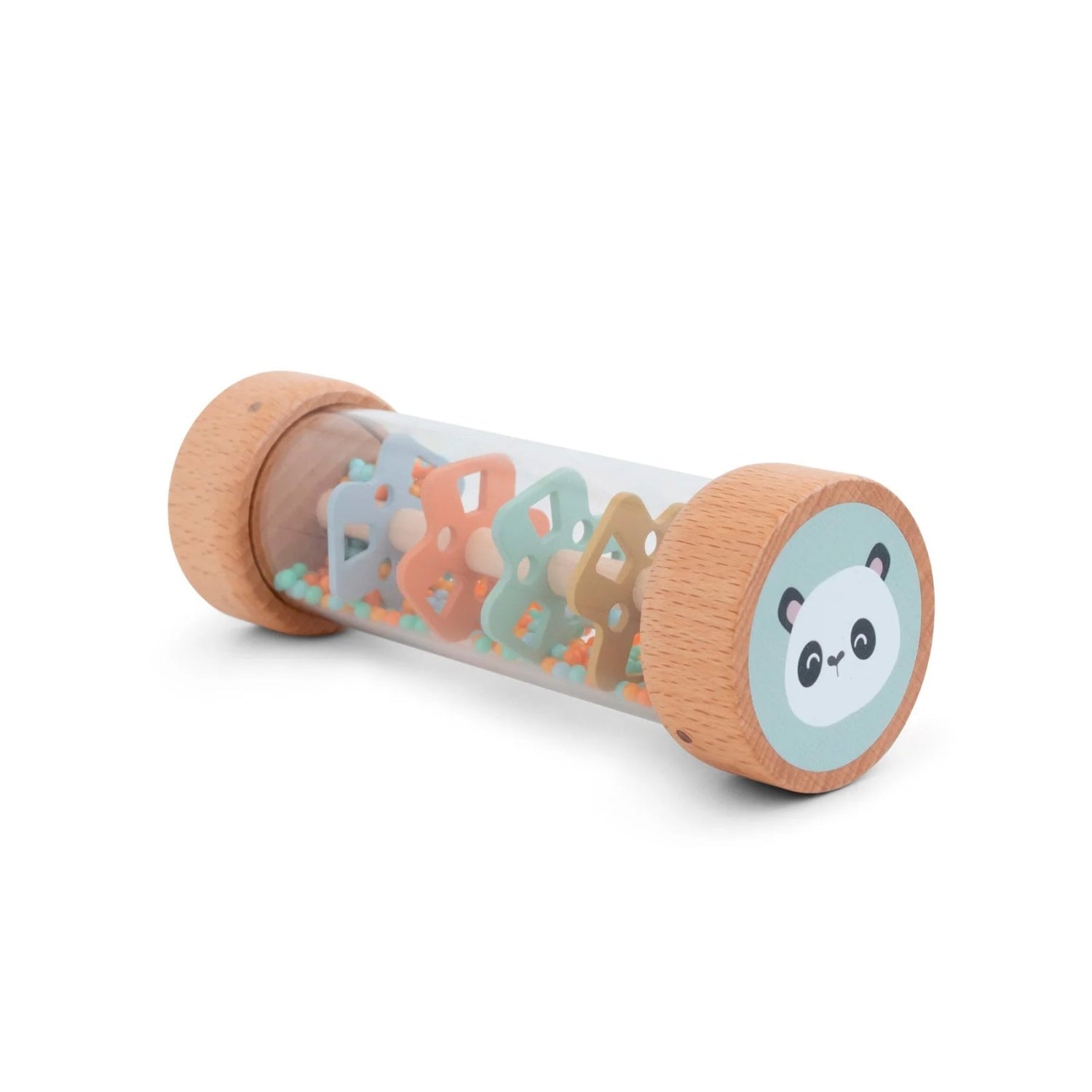 JUGUETE SENSORIAL DE MADERA SARO ·PALO DE LLUVIA PANDA· - Happy Moments Baby