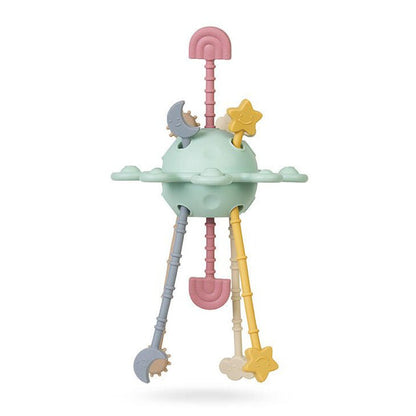 JUGUETE SENSORIAL DE SILICONA SARO ·TOY PLANET· - Happy Moments Baby
