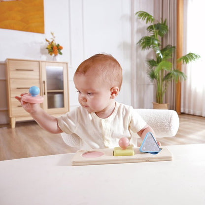 JUGUETE SENSORIAL HAPE ·PUZZLE ESPEJOS MONTESSORI· - Happy Moments Baby