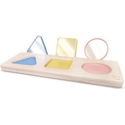 JUGUETE SENSORIAL HAPE ·PUZZLE ESPEJOS MONTESSORI· - Happy Moments Baby