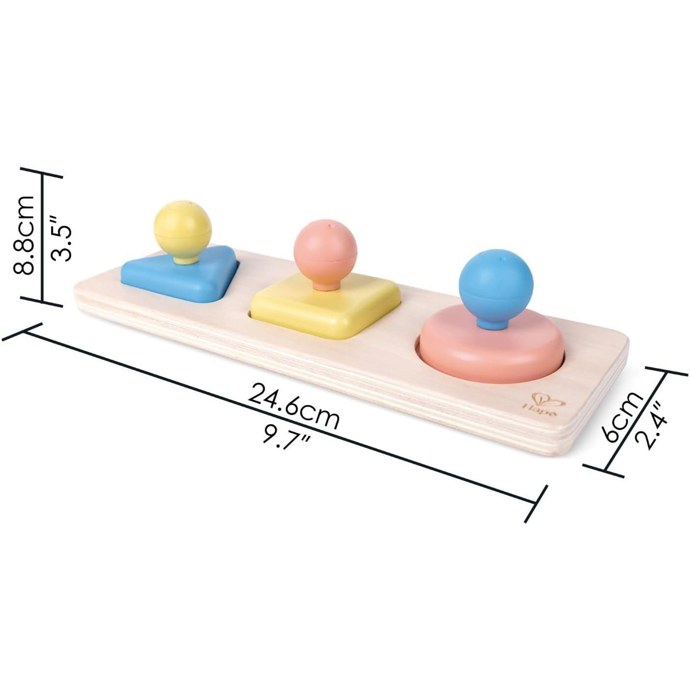 JUGUETE SENSORIAL HAPE ·PUZZLE ESPEJOS MONTESSORI· - Happy Moments Baby
