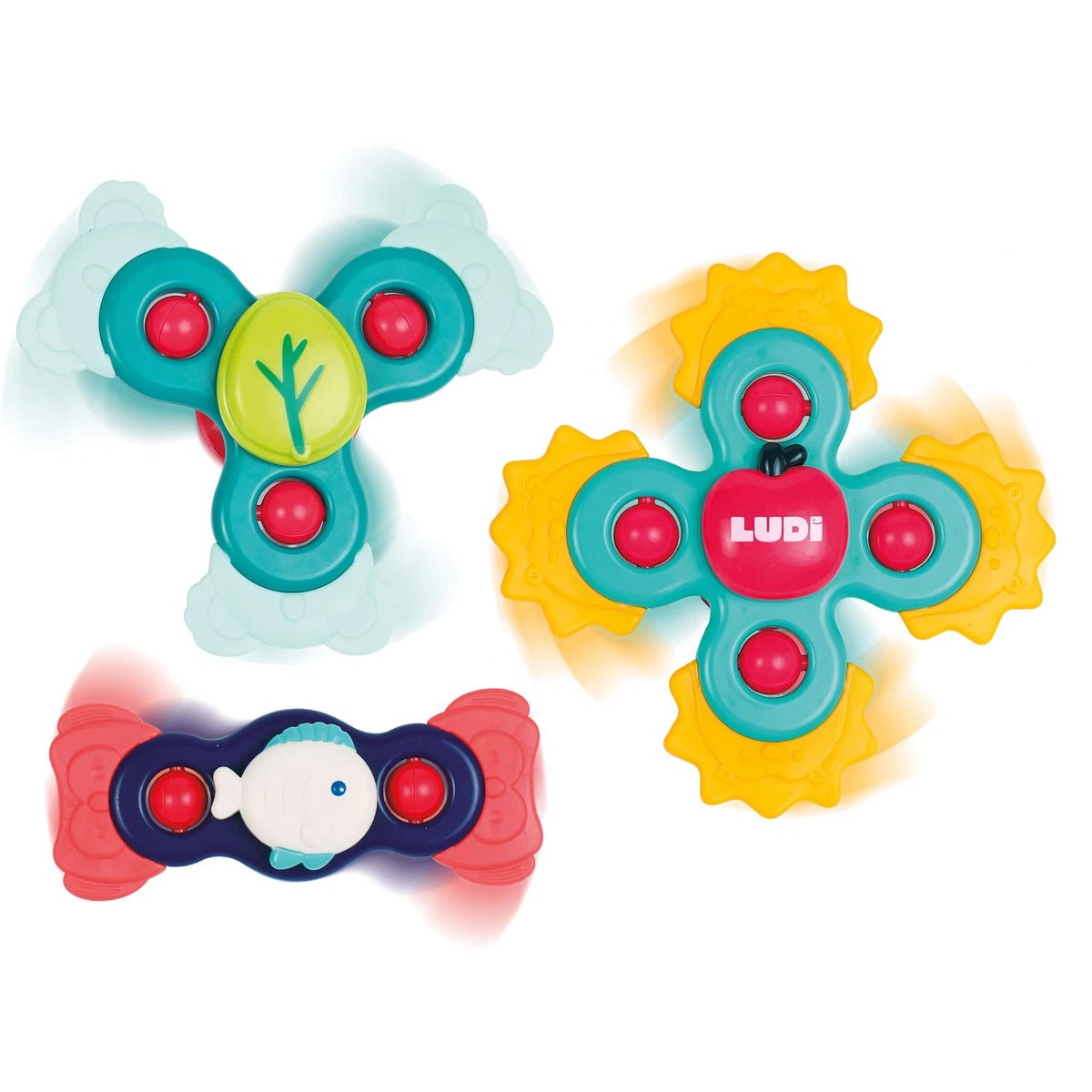 JUGUETE SENSORIAL LUDI ·SPINNERS BEBÉ· - Happy Moments Baby