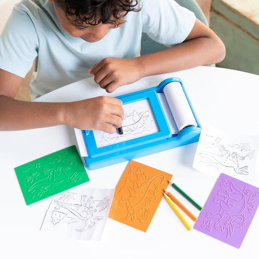 KIT MANUALIDADES 4M ·KIDZ MAKER ARTE DE DINOSAURIOS· - Happy Moments Baby