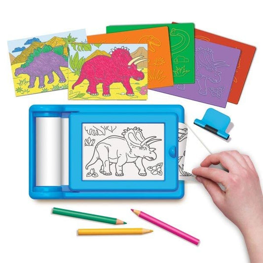 KIT MANUALIDADES 4M ·KIDZ MAKER ARTE DE DINOSAURIOS· - Happy Moments Baby