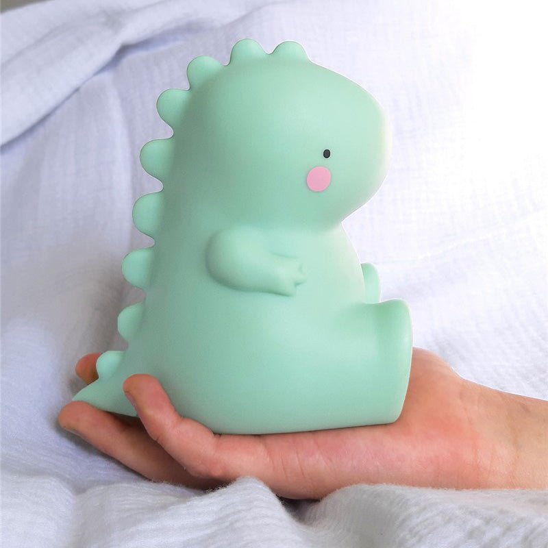 LAMPARITA DE COMPAÑÍA QUITAMIEDOS ·T - REX VERDE· - Happy Moments Baby