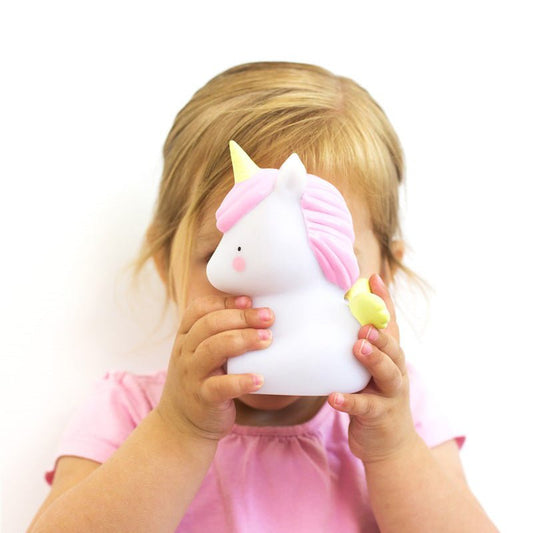 LAMPARITA DE COMPAÑÍA QUITAMIEDOS ·UNICORNIO· - Happy Moments Baby