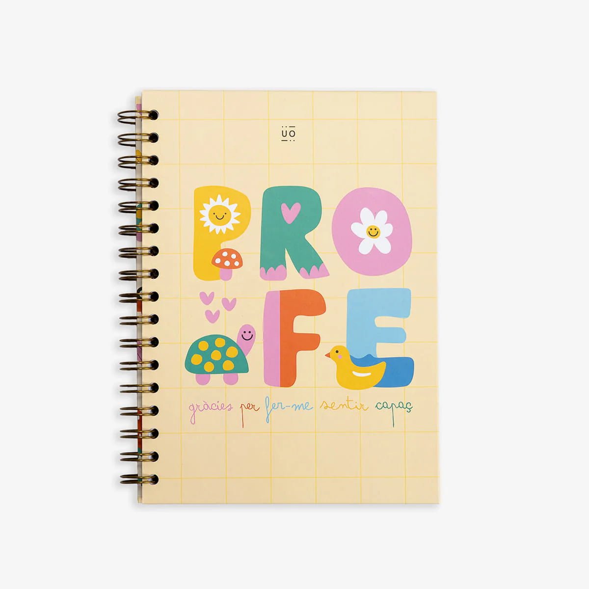 LIBRETA UO ·PROFE, GRÀCIES PER FER - ME SENTIR CAPAÇ CAT· - Happy Moments Baby