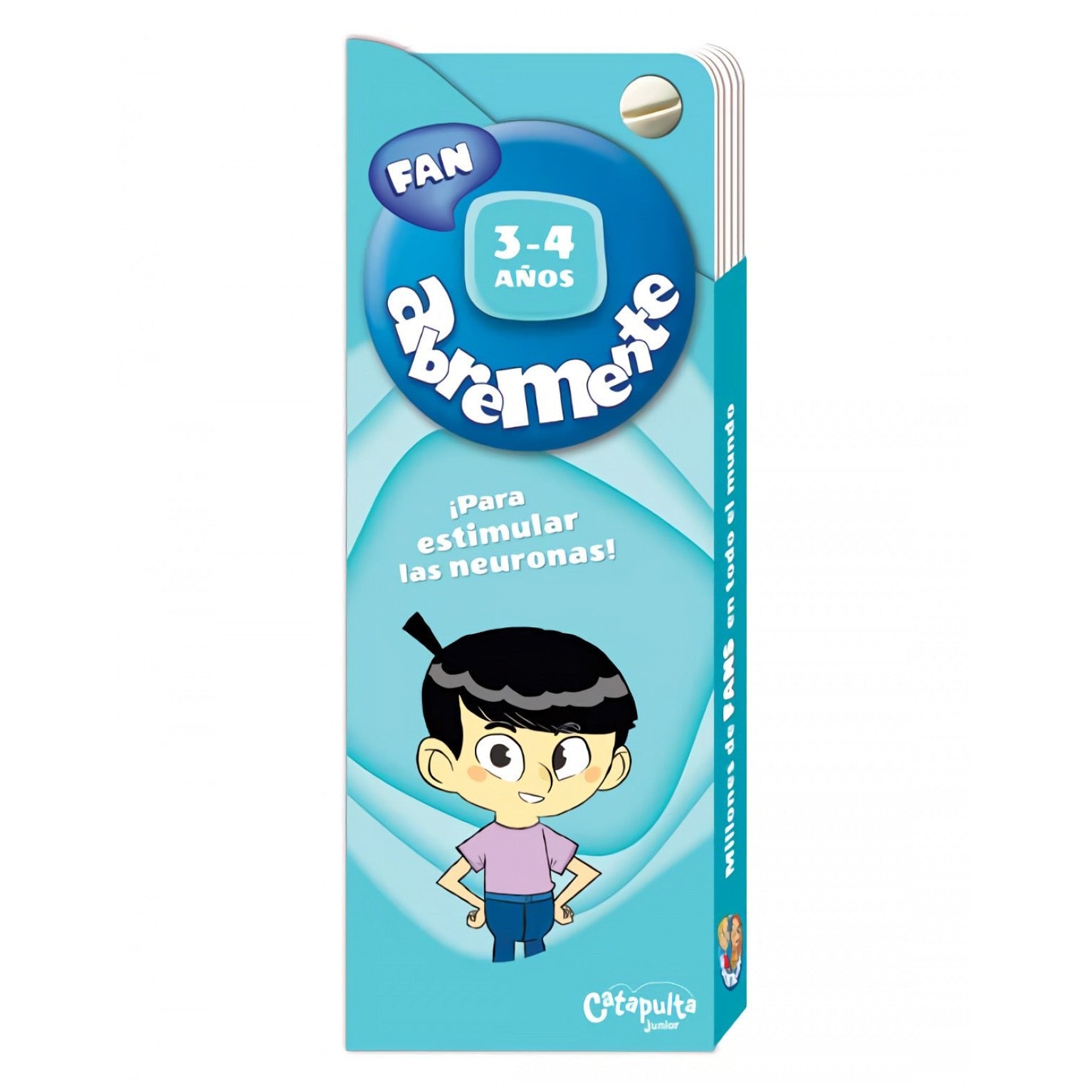 LIBRO INFANTIL ACTIVIDADES - ABREMENTE FAN 3 - 4 AÑOS - Happy Moments Baby