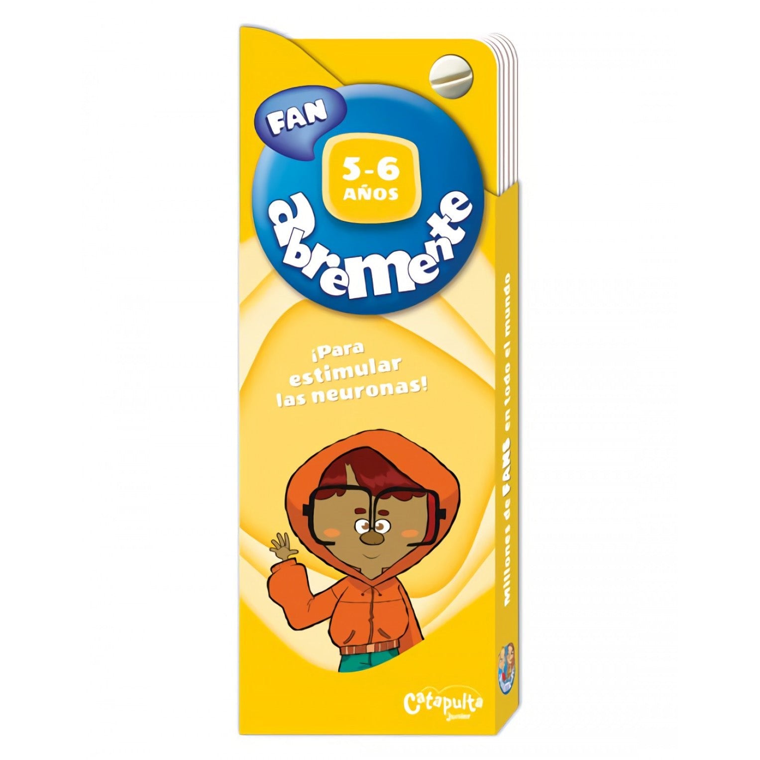 LIBRO INFANTIL ACTIVIDADES - ABREMENTE FAN 5 - 6 AÑOS - Happy Moments Baby