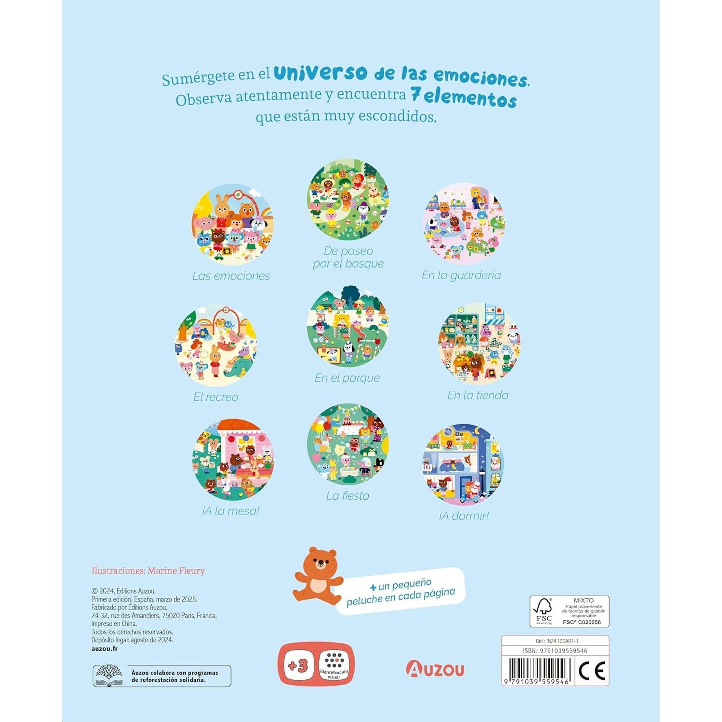 LIBRO INFANTIL - BUSCA Y ENCUENTRA PARA LOS MÁS PEQUEÑOS. LAS EMOCIONES - Happy Moments Baby