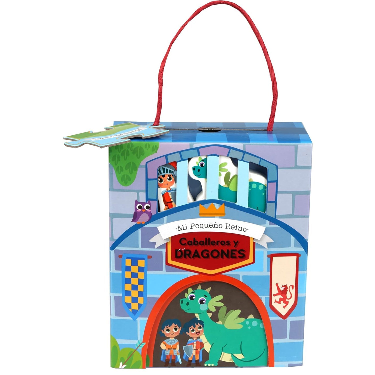 LIBRO INFANTIL - CAVALLEROS Y DRAGONES, MI PEQUEÑO REINO - Happy Moments Baby