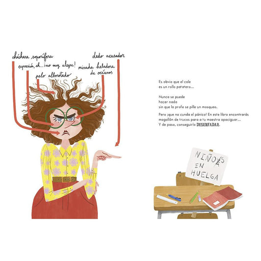 LIBRO INFANTIL - CÓMO DESENFADAR A UNA MAESTRA EN 10 PASOS - Happy Moments Baby