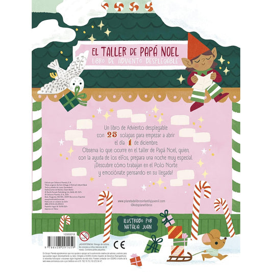 LIBRO INFANTIL - EL TALLER DE PAPÁ NOEL: CALENDARIO DE ADVIENTO - Happy Moments Baby