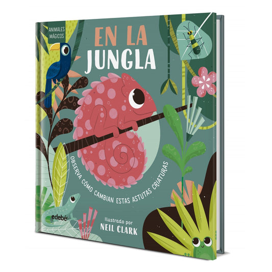 LIBRO INFANTIL INTERACTIVO - EN LA JUNGLA - Happy Moments Baby