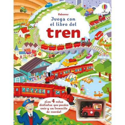 LIBRO INFANTIL INTERACTIVO - JUEGA CON EL LIBRO DEL TREN - Happy Moments Baby