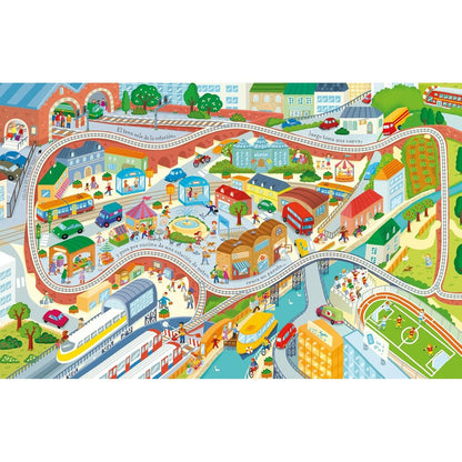 LIBRO INFANTIL INTERACTIVO - JUEGA CON EL LIBRO DEL TREN - Happy Moments Baby