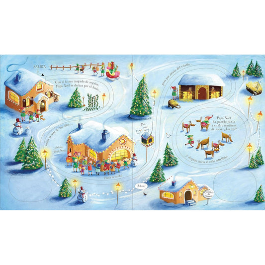 LIBRO INFANTIL INTERACTIVO - YA LLEGA PAPÁ NOEL - Happy Moments Baby
