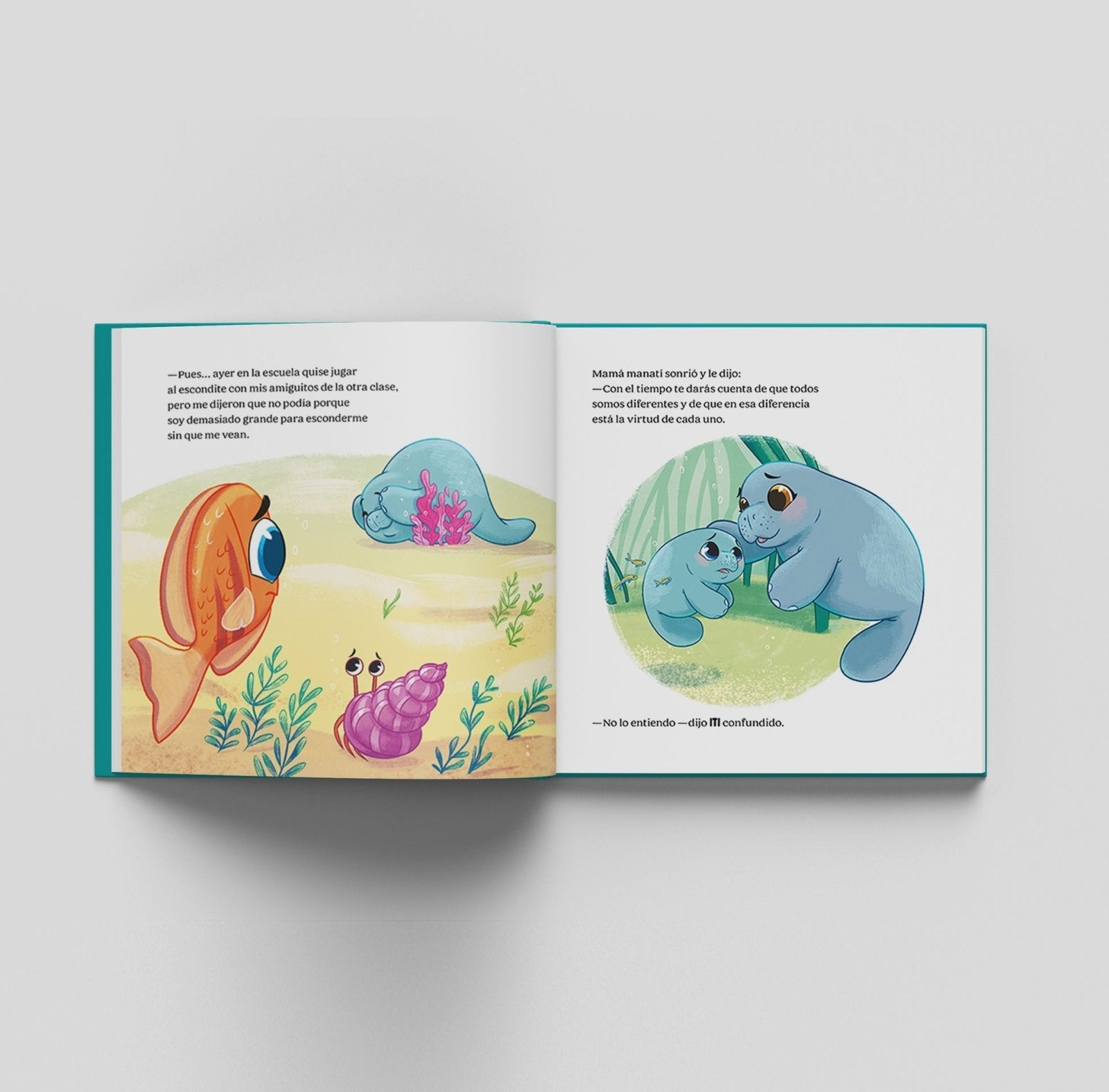 LIBRO INFANTIL - ITI EL PEQUEÑO MANATÍ - Happy Moments Baby