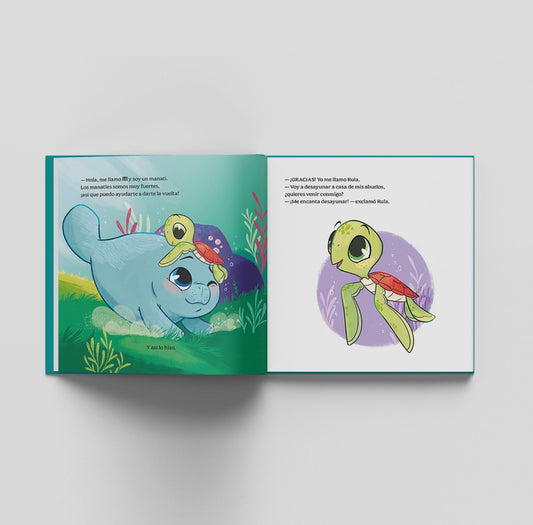 LIBRO INFANTIL - ITI EL PEQUEÑO MANATÍ - Happy Moments Baby