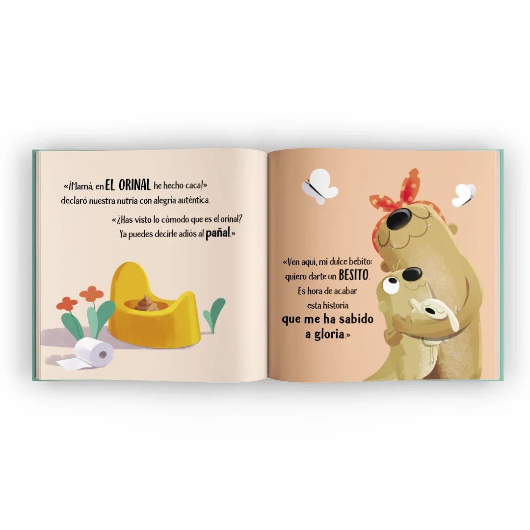 LIBRO INFANTIL - LA NUTRIA ETE DESCUBRE EL ORINAL - Happy Moments Baby