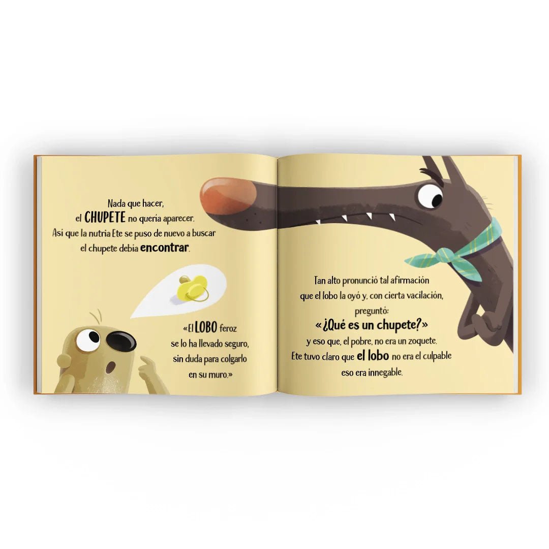 LIBRO INFANTIL - LA NUTRIA ETE SE DESPIDE DEL CHUPETE - Happy Moments Baby