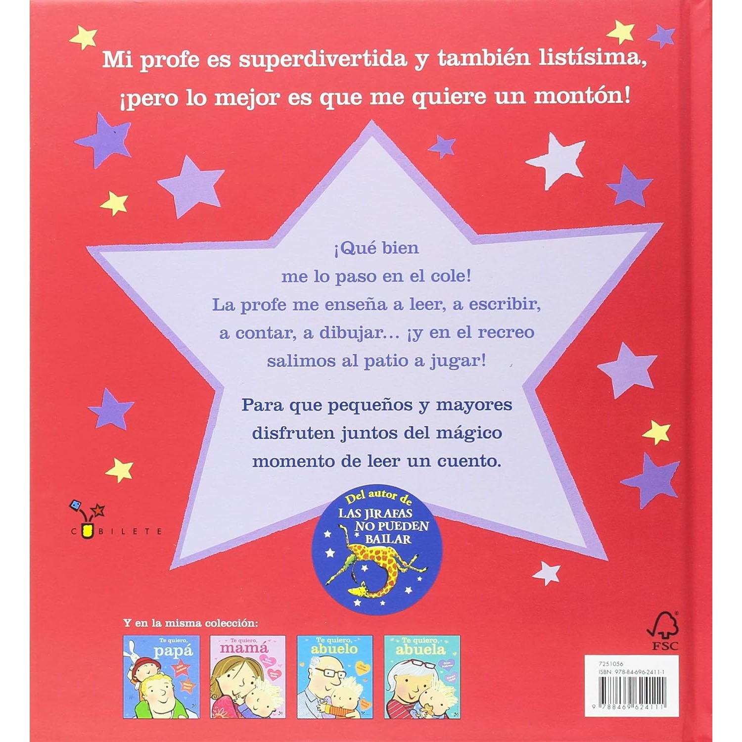 LIBRO INFANTIL - TE QUIERO, PROFE - Happy Moments Baby