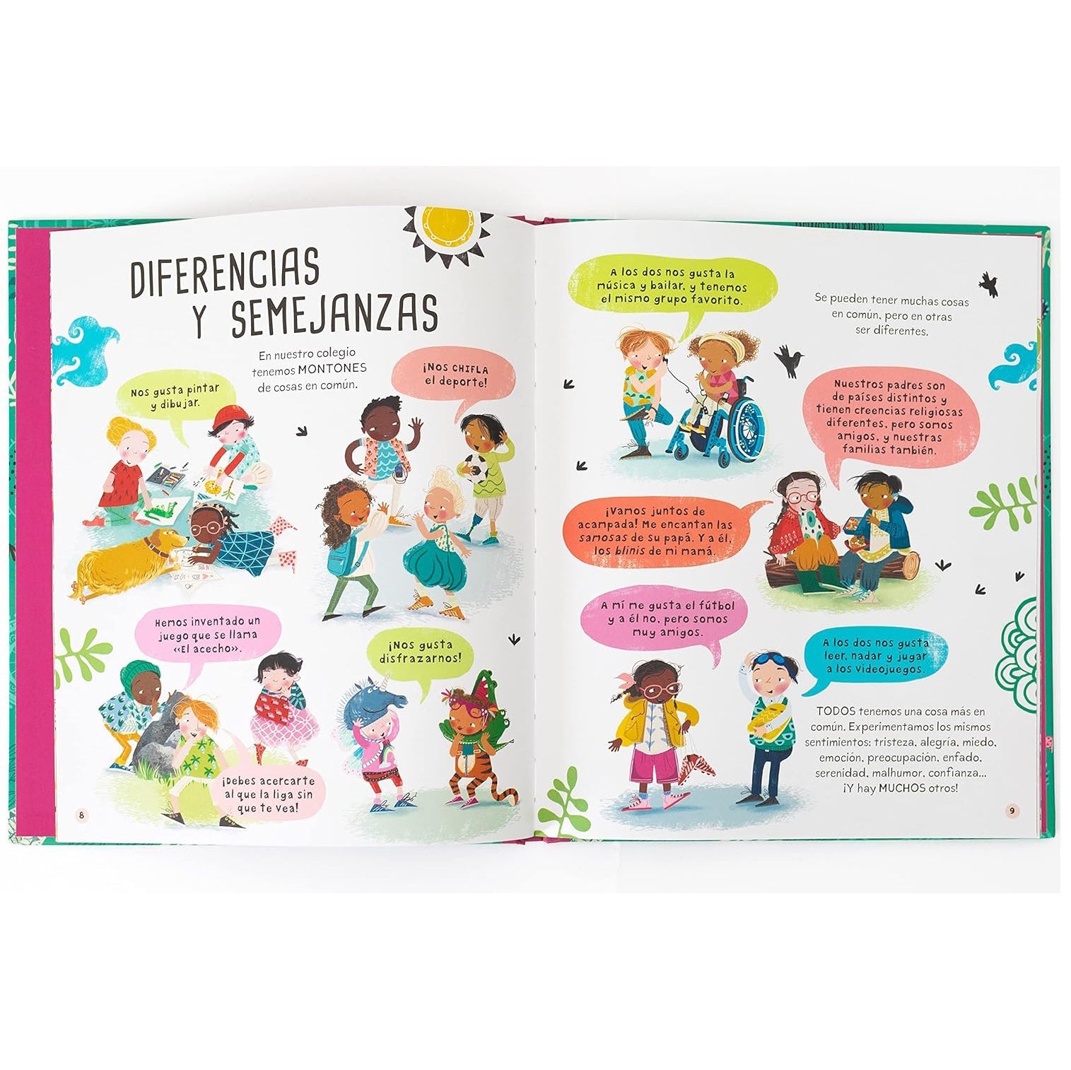LIBRO INFANTIL - TODOS SOMOS DIFERENTES - Happy Moments Baby